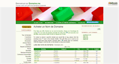 Desktop Screenshot of domaine.me
